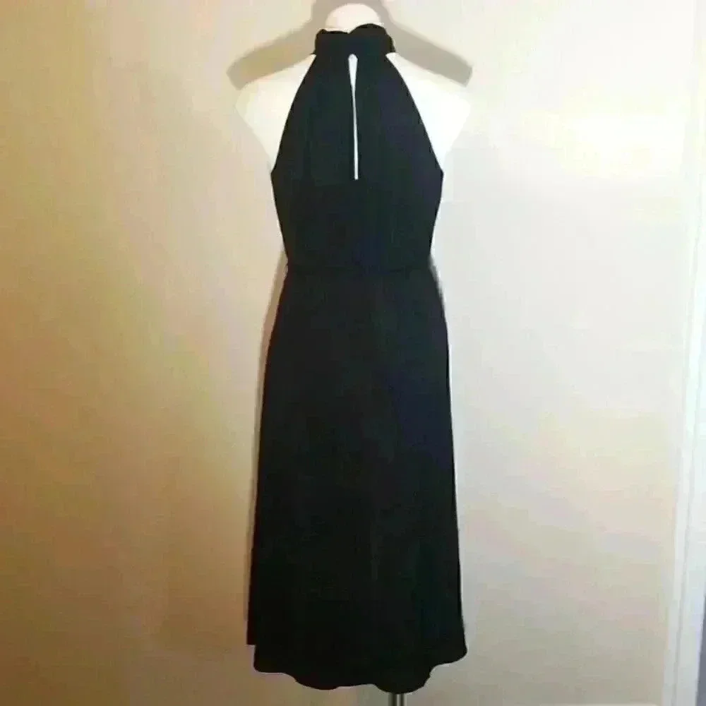 Banana Republic Twist-Neck Satin Dress - Picture 5 of 12